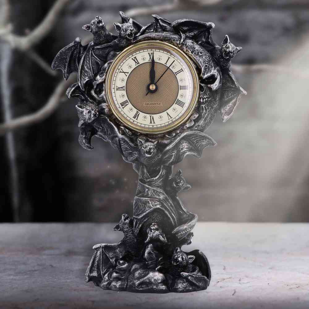 Nemesis Now - Chiroptera Time 24cm Horloge de table - Multicolore